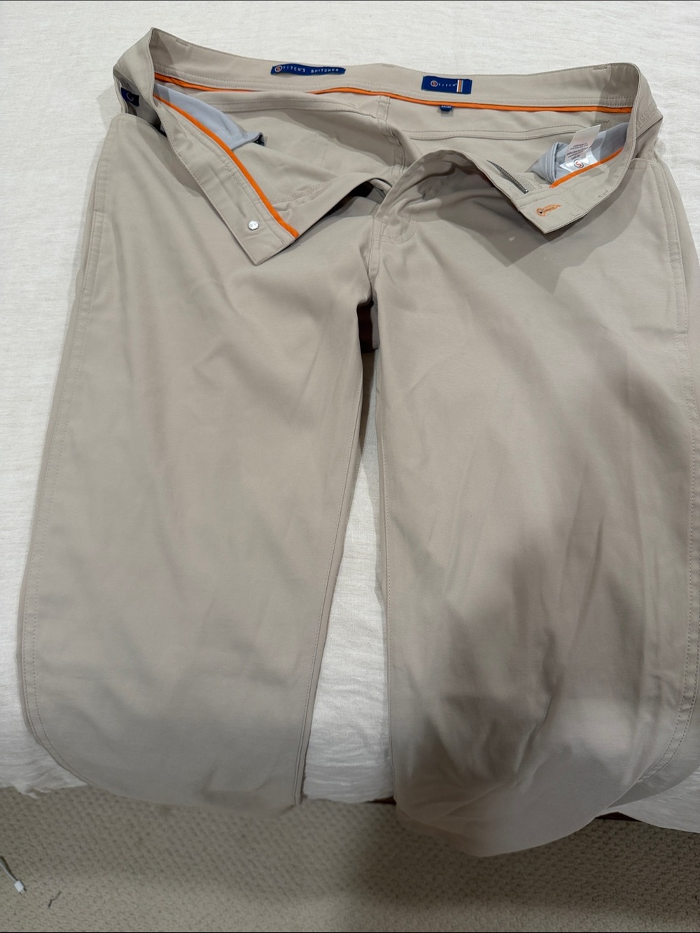 Stitch Golf Khaki Stretch Performance Chinos